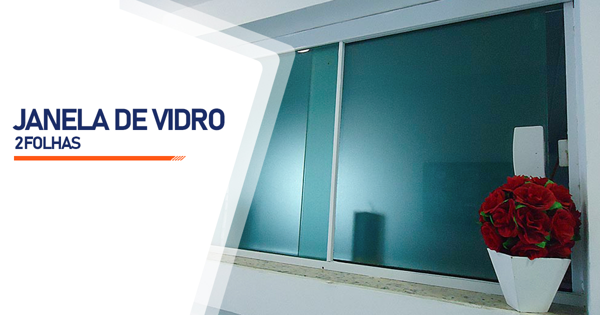 Janela De Vidro 2 Folhas Cascavel